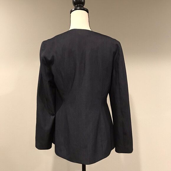 Zip up jean style blazer - Picture 5 of 8